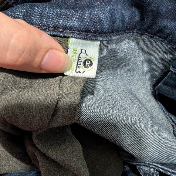 Lane Bryant Dark Wash Signature Fit Mid-Rise Straight Denim Jean Size 24S Short - Picture 13 of 14